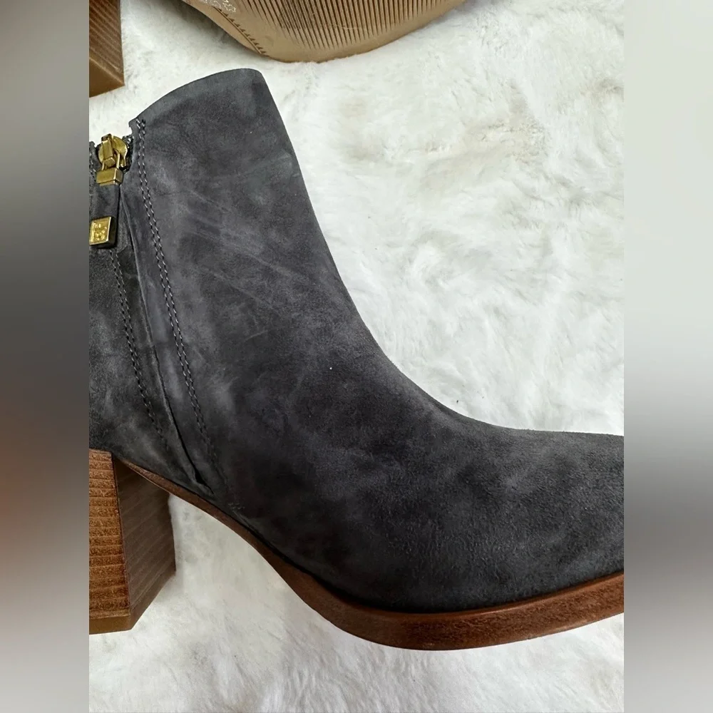 Alberto Fermani Charcoal Ankle Booties
